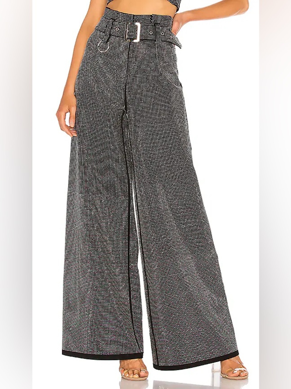 I.AM.GIA Aurora Pant in Diamante Womens L Belt Buckle